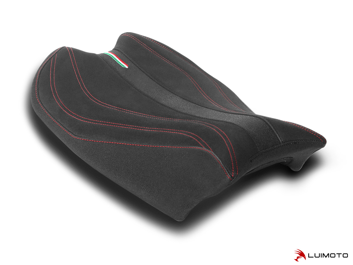 LUIMOTO Italia R Rider Seat Cover for DUCATI PANIGALE V4 / S / R / SP (2022+) LUIMOTO Italia R Rider Seat Cover for DUCATI PANIGALE V4 / S / R / SP (2022+)